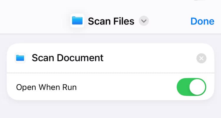 scan-a-document-iphone-shortcut أفضل اختصارات زر الإجراء على iPhone لتحسين استخدامك اليومي