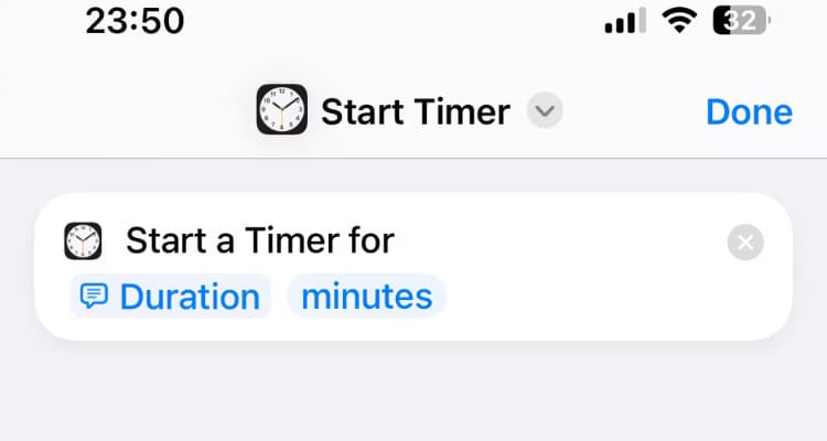 start-timer-iphone-shortcut أفضل اختصارات زر الإجراء على iPhone لتحسين استخدامك اليومي