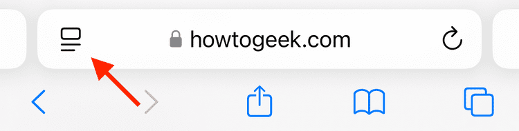 the-website-options-button-in-a-safari-address-bar تخلص من تشتيت الانتباه في Safari على iPhone لتحسين تجربة تصفحك