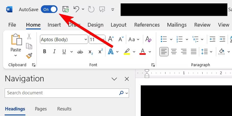 turn-on-autosave-word-windows ثمانية نصائح أساسية للاستفادة القصوى من OneDrive