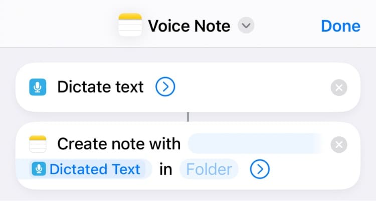 voice-note-iphone-shortcut أفضل اختصارات زر الإجراء على iPhone لتحسين استخدامك اليومي