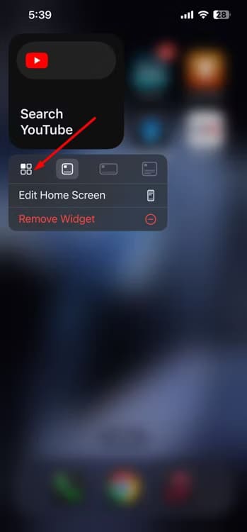 windows-icon-in-the-iphone-context-menu اكتشف الميزات المخفية في iOS 18 التي ستغير تجربتك