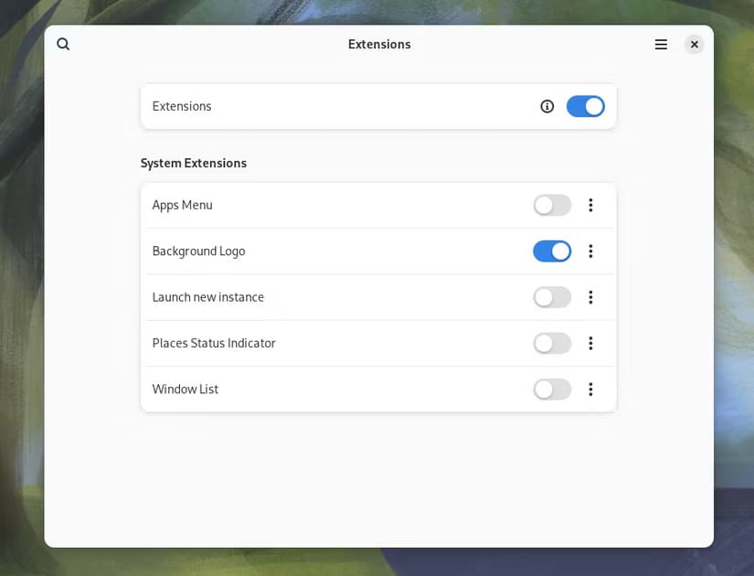 1 أفضل الملحقات التي أستخدمها لتحسين تجربة GNOME على Linux