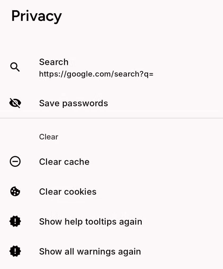 10c-hermit-global-privacy-settings خطوات بسيطة لتحويل موقع الويب إلى تطبيق Android سهل الاستخدام