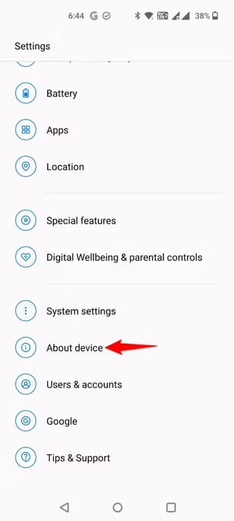 11-about-android-device تثبيت تطبيقات متعددة دفعة واحدة على أجهزة Android بسهولة