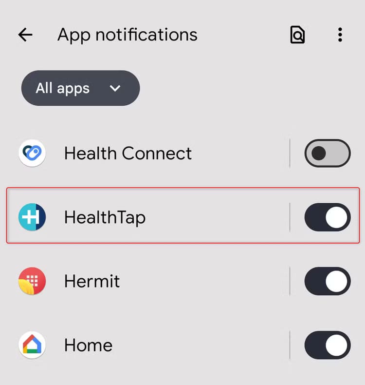 11-only-notification-control-for-hermit-and-not-its-lite-apps خطوات بسيطة لتحويل موقع الويب إلى تطبيق Android سهل الاستخدام