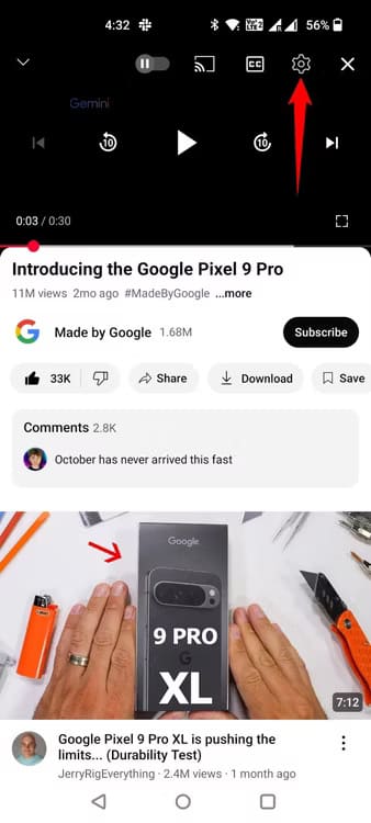 11-youtube-video-settings أفضل الطرق لتقليل استهلاك البيانات على هاتف Android