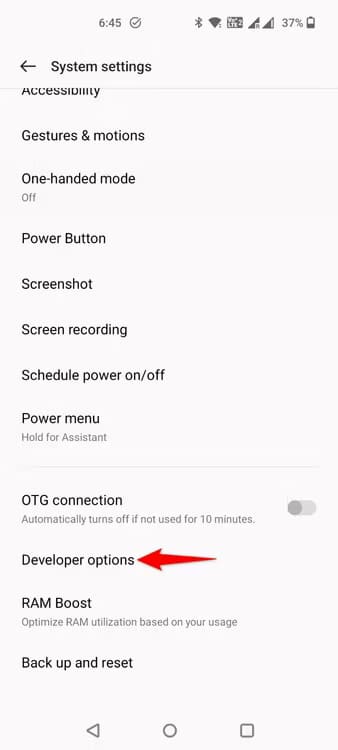 13-android-developer-options تثبيت تطبيقات متعددة دفعة واحدة على أجهزة Android بسهولة