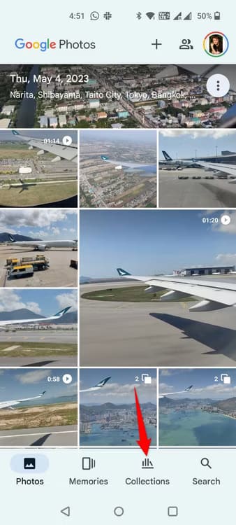 13-google-photos-collections أسهل طريقة لحفظ الصور والفيديوهات على Google Photos من هاتف Android