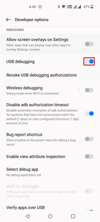 14-enable-android-usb-debugging تثبيت تطبيقات متعددة دفعة واحدة على أجهزة Android بسهولة