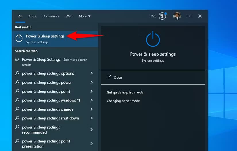 14-windows-10-power-sleep-settings كيفية منع Windows 11 أو Windows 10 من قفل نفسه