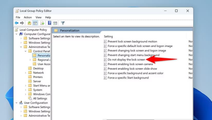 16-gpedit-disable-lock-screen كيفية منع Windows 11 أو Windows 10 من قفل نفسه
