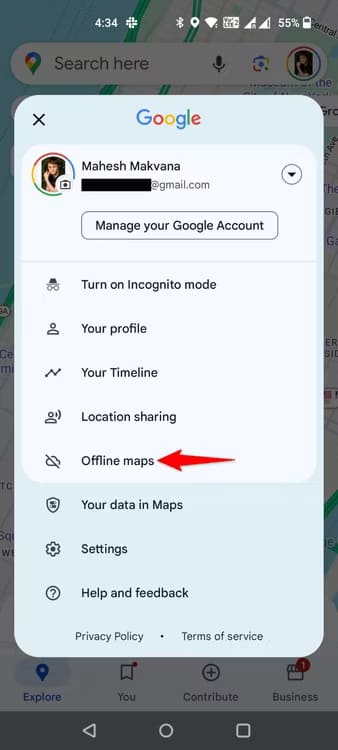 18-google-maps-offline-maps أفضل الطرق لتقليل استهلاك البيانات على هاتف Android