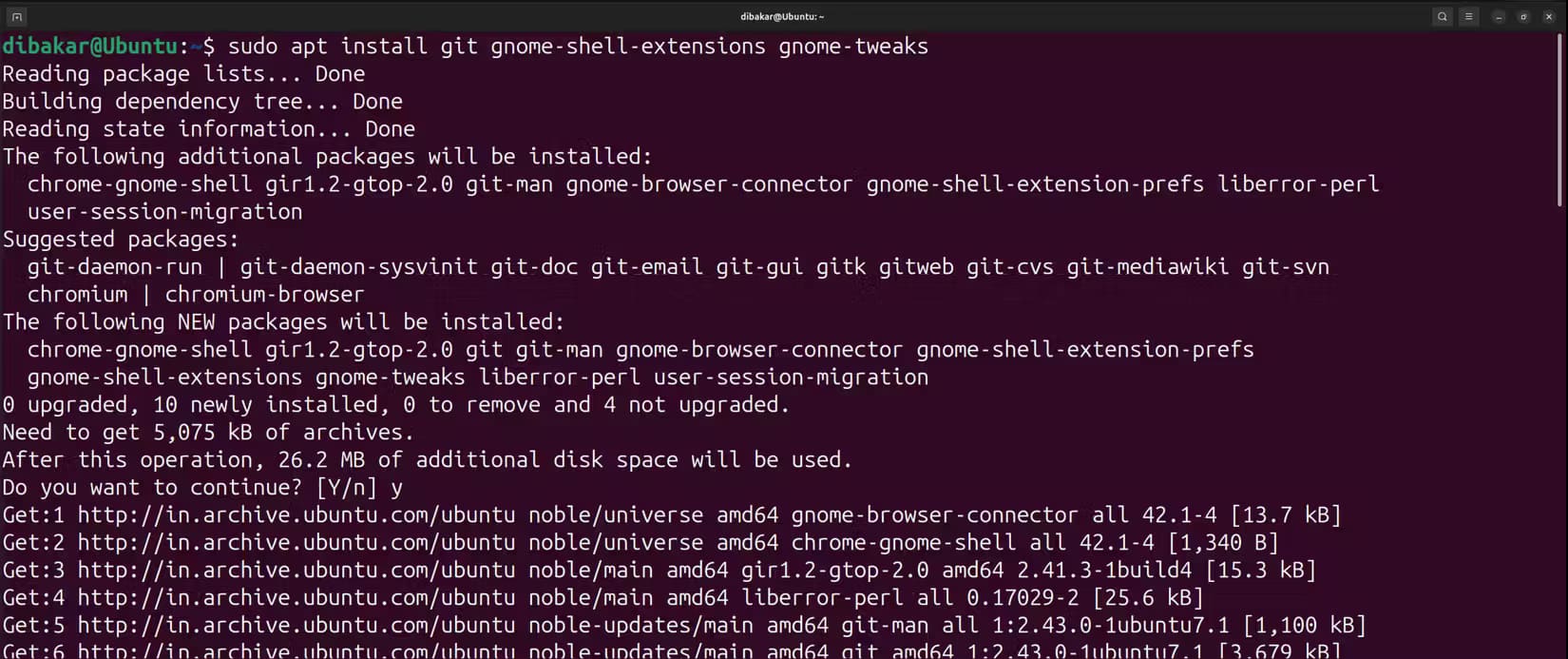 2-installing-gnome-tweaks-and-extensions خطوات بسيطة لتحويل مظهر Ubuntu إلى Windows 11 بسهولة