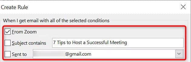 2-outlook-email-criteria أفضل الطرق لتنظيم صندوق الوارد في Outlook لتحقيق كفاءة أعلى