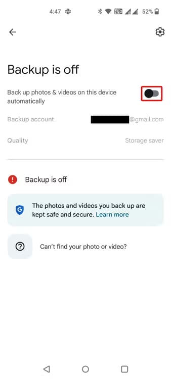 3-google-photos-enable-backup أسهل طريقة لحفظ الصور والفيديوهات على Google Photos من هاتف Android
