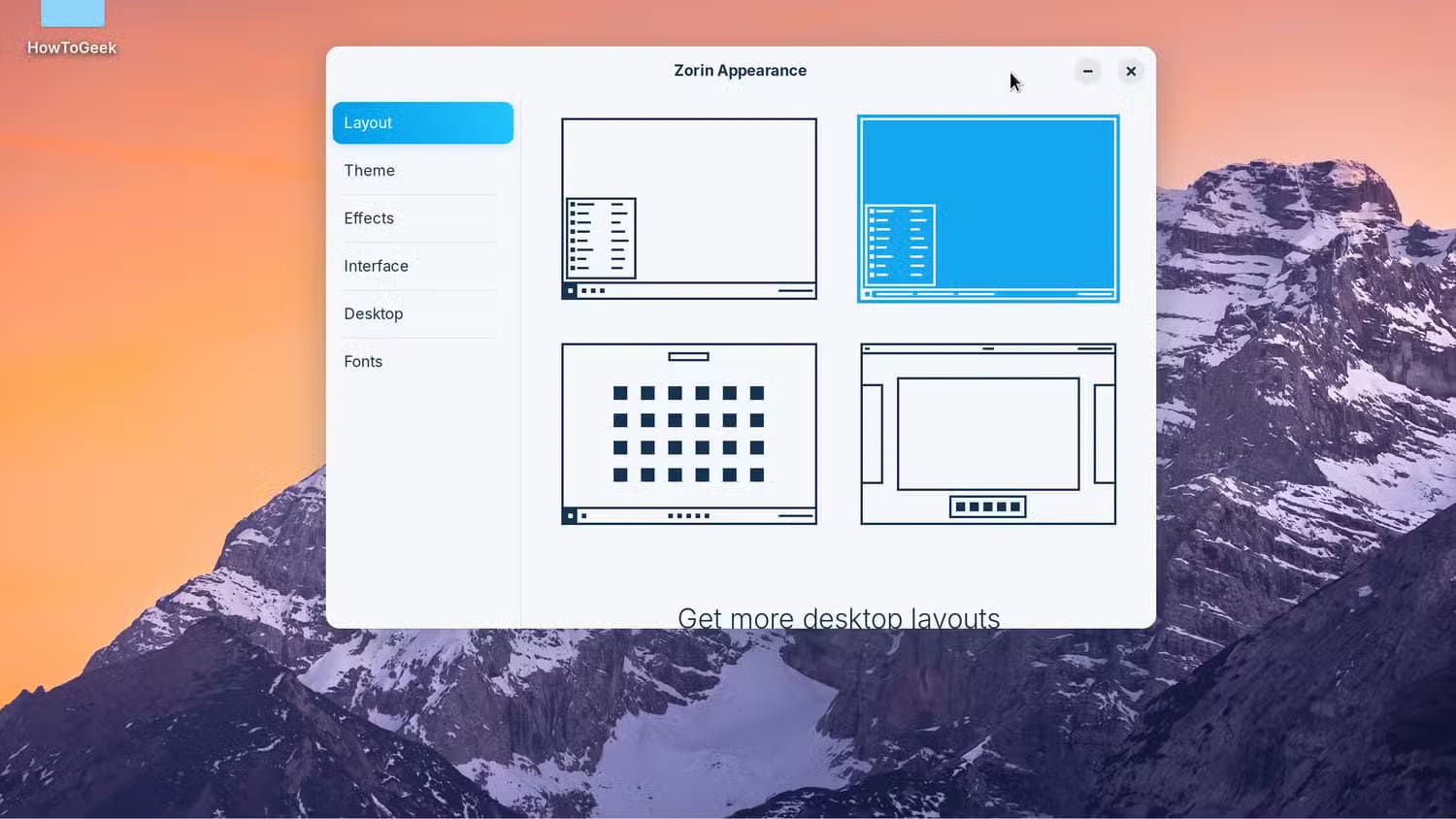 3b-zorin-apperance-app أفضل توزيعات Linux توفر تجربة مشابهة لنظام Windows