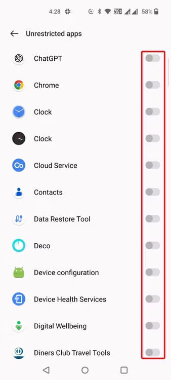 4-android-data-saver-add-unrestricted-apps أفضل الطرق لتقليل استهلاك البيانات على هاتف Android