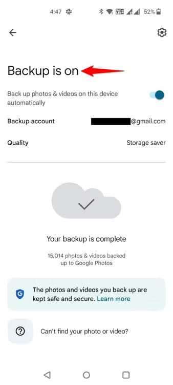 4-google-photos-backup-enabled أسهل طريقة لحفظ الصور والفيديوهات على Google Photos من هاتف Android