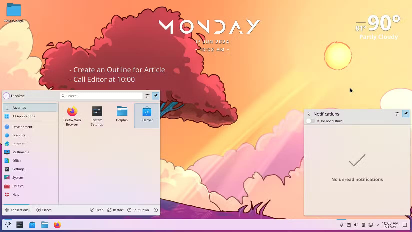 4-kde-plasma-looking-like-windows-7-with-widgets 5 أشياء يمكنك القيام بها على Linux ولكن ليس على Windows