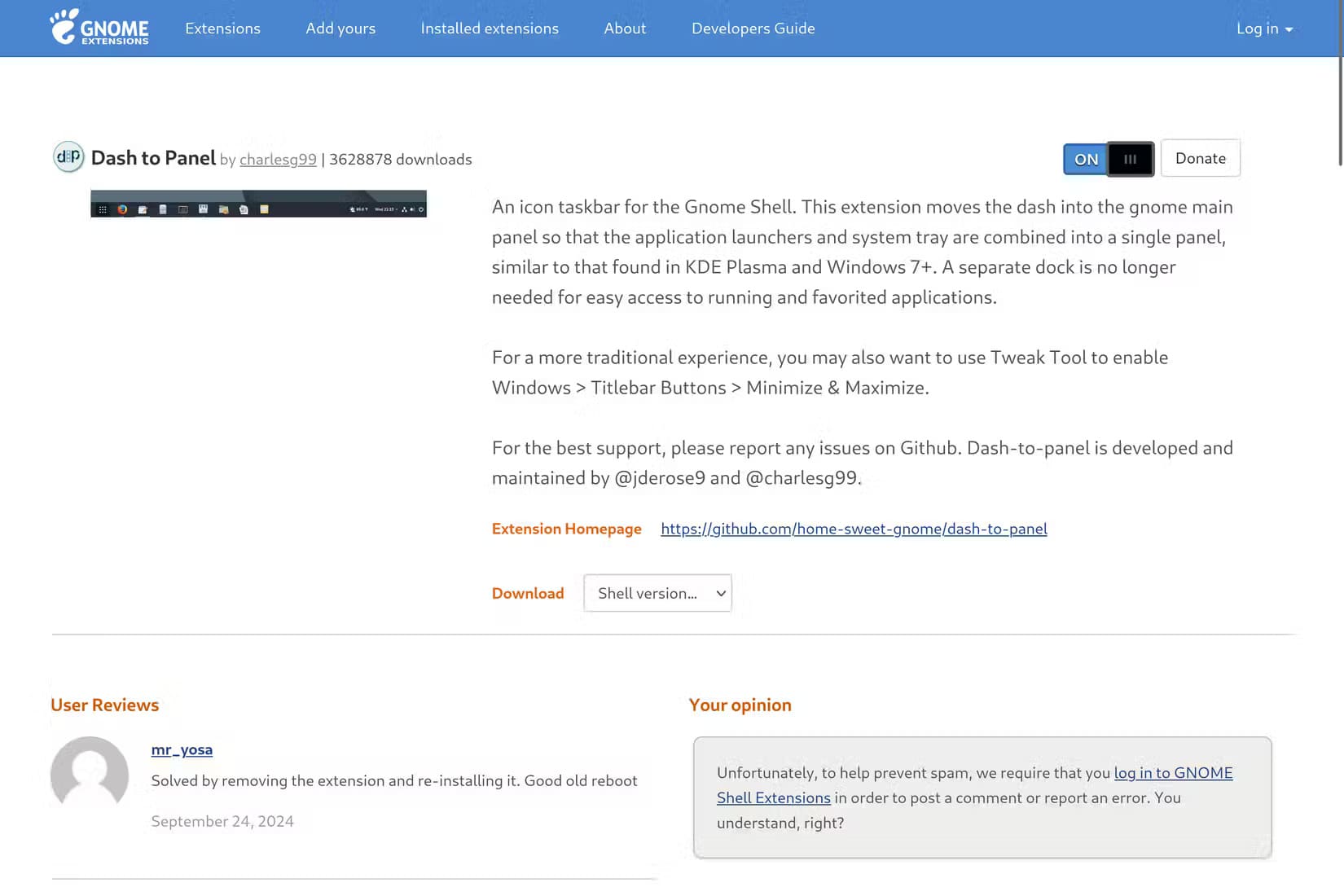 5-installing-dash-to-panel-gnome-extension خطوات بسيطة لتحويل مظهر Ubuntu إلى Windows 11 بسهولة