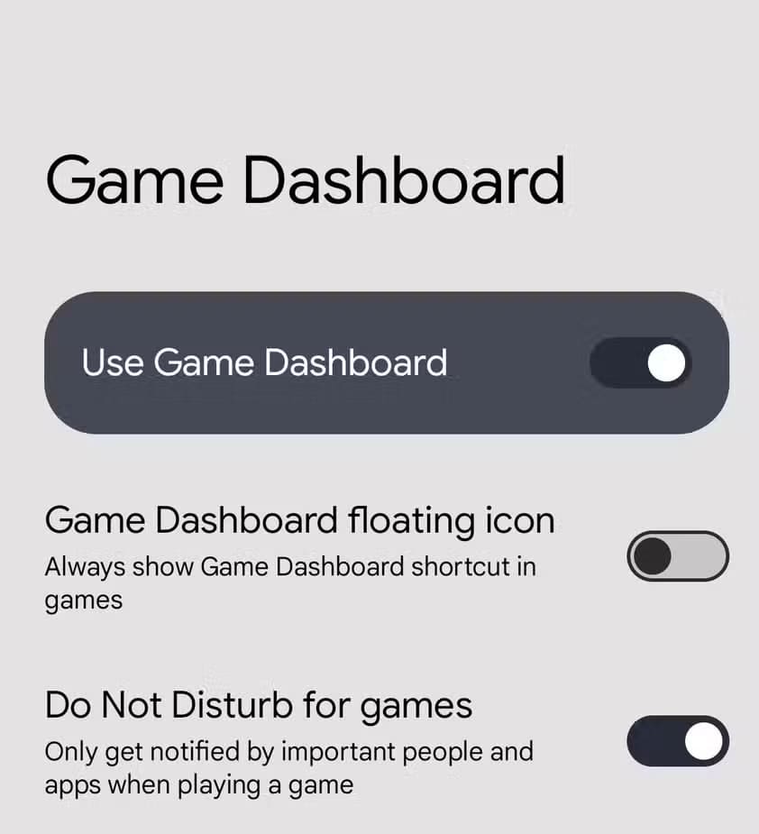 7b-game-dashboard-on-the-pixel-smartphones أفضل إعدادات لتعزيز إنتاجيتك على هاتف Android
