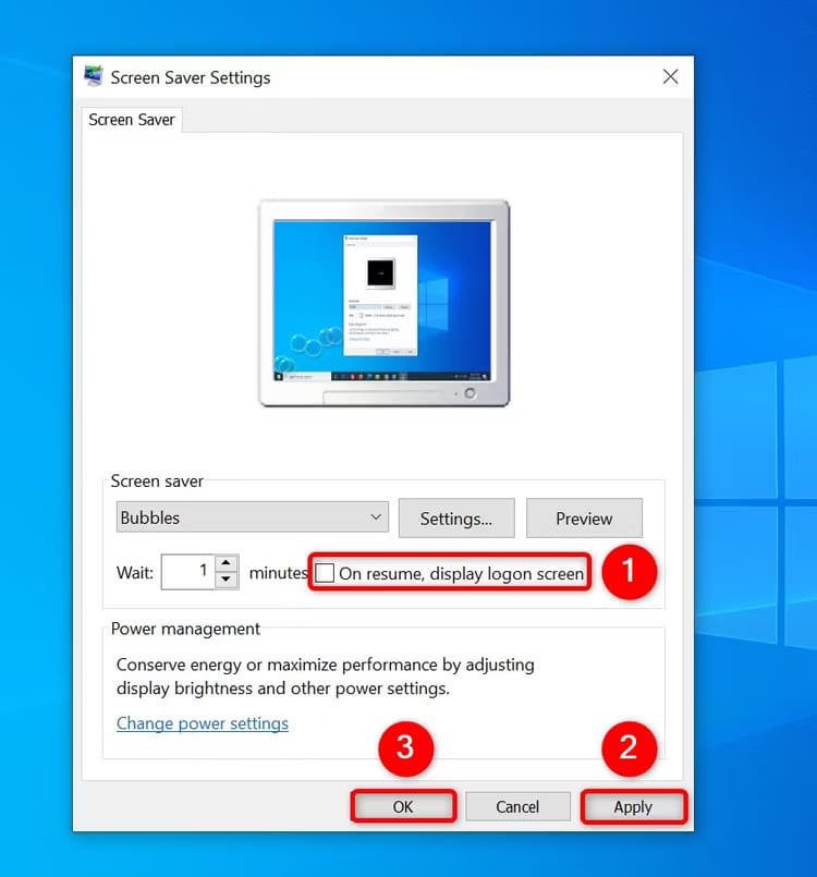 8-windows-10-disable-screensaver-lock كيفية منع Windows 11 أو Windows 10 من قفل نفسه