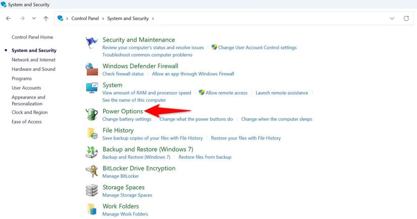 8-windows-power-options طريقة تفعيل وضع السبات في Windows 11 لتحسين كفاءة الطاقة