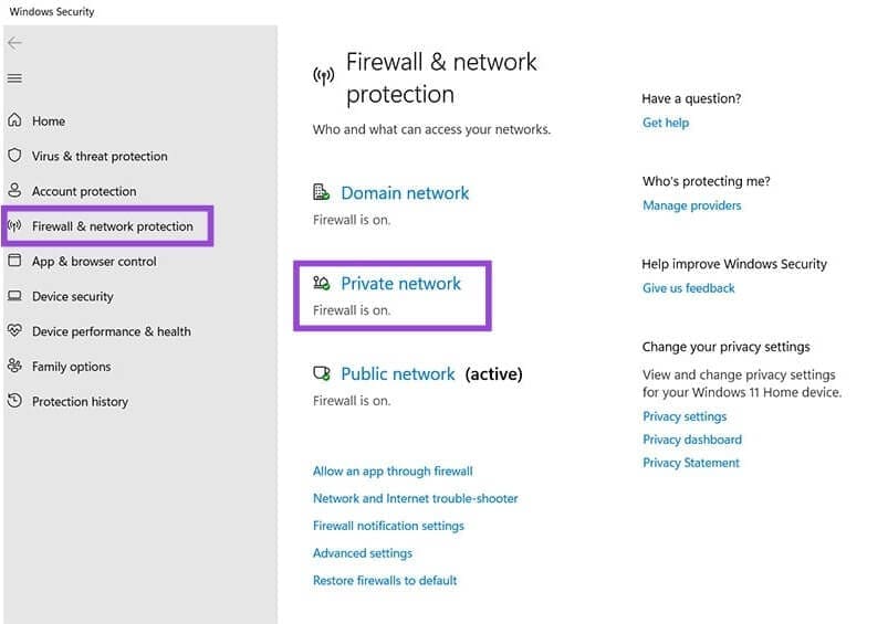 Adjust-Your-Firewall-or-Disable-It-Temporarily-1 حل مشكلة الخطأ 0x800ccc1a في Outlook بخطوات بسيطة