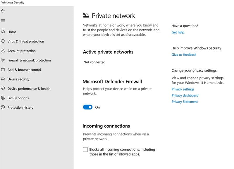 Adjust-Your-Firewall-or-Disable-It-Temporarily-2 حل مشكلة الخطأ 0x800ccc1a في Outlook بخطوات بسيطة