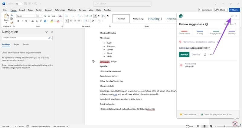Best-Copilot-AI-Alternatives-for-MS-Office-for-Writers-—-Grammarly-2 أفضل 5 بدائل لـ Copilot AI لـ MS Office