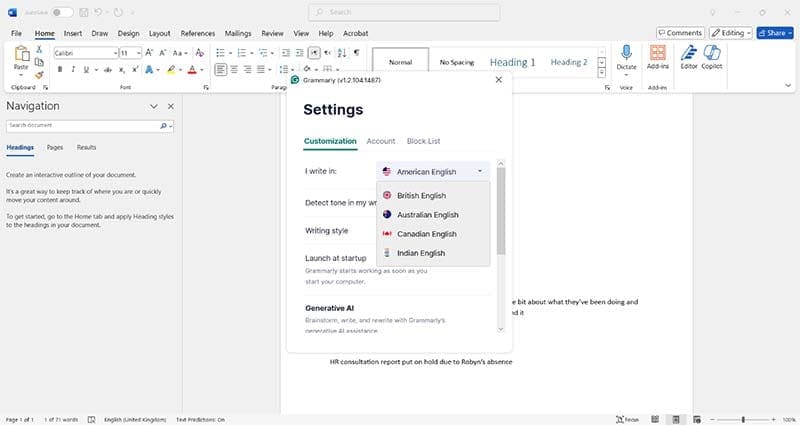 Best-Copilot-AI-Alternatives-for-MS-Office-for-Writers-—-Grammarly-3 أفضل 5 بدائل لـ Copilot AI لـ MS Office