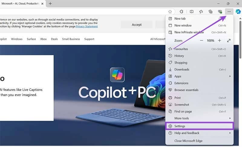 Clear-the-Cache-1 أفضل الحلول لإصلاح مشكلة الاتصال في Microsoft Edge