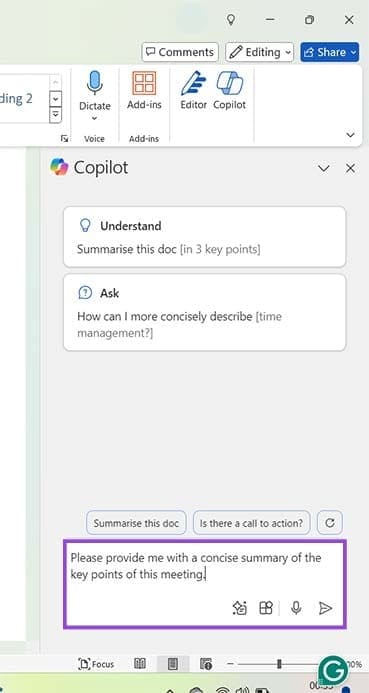 How-to-Use-Copilot-to-Summarize-a-Meeting-in-Microsoft-Word-4 أفضل طريقة لتلخيص الاجتماعات باستخدام Copilot