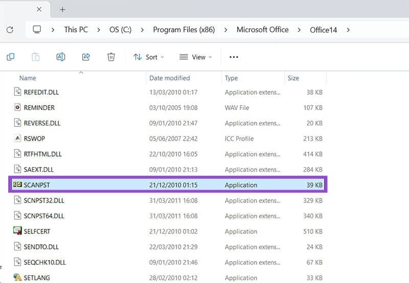 Use-Scanpst-to-Repair-Damaged-Files-1 حل مشكلة الخطأ 0x800ccc1a في Outlook بخطوات بسيطة