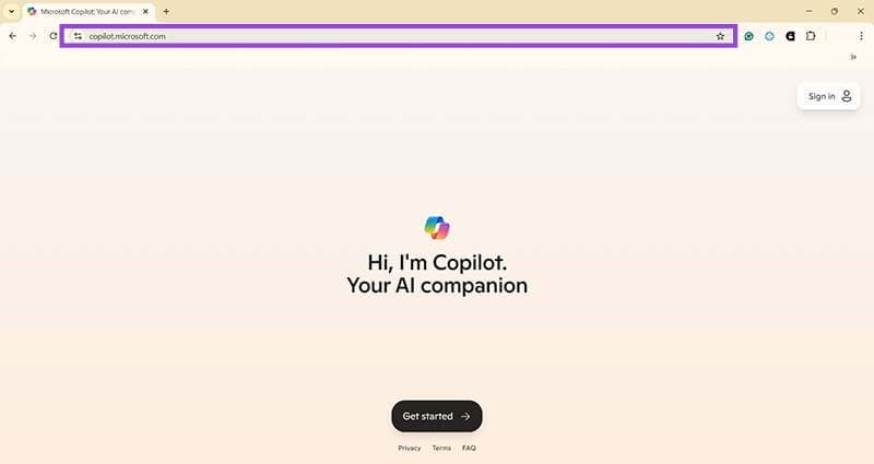 Using-the-Copilot-Website-to-Summarize-a-Meeting-Transcript-1 أفضل طريقة لتلخيص الاجتماعات باستخدام Copilot