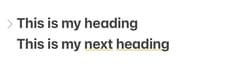 a-collapsed-section-under-a-heading-in-the-notes-app-on-iphone أبرز الميزات الجديدة في تطبيق Notes على iOS 18