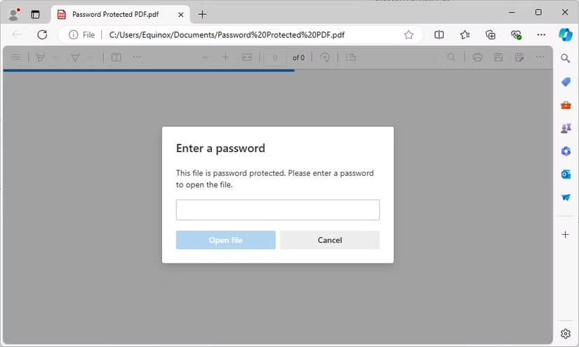 a-password-protected-pdf طريقة بسيطة لإزالة كلمة المرور من ملفات PDF