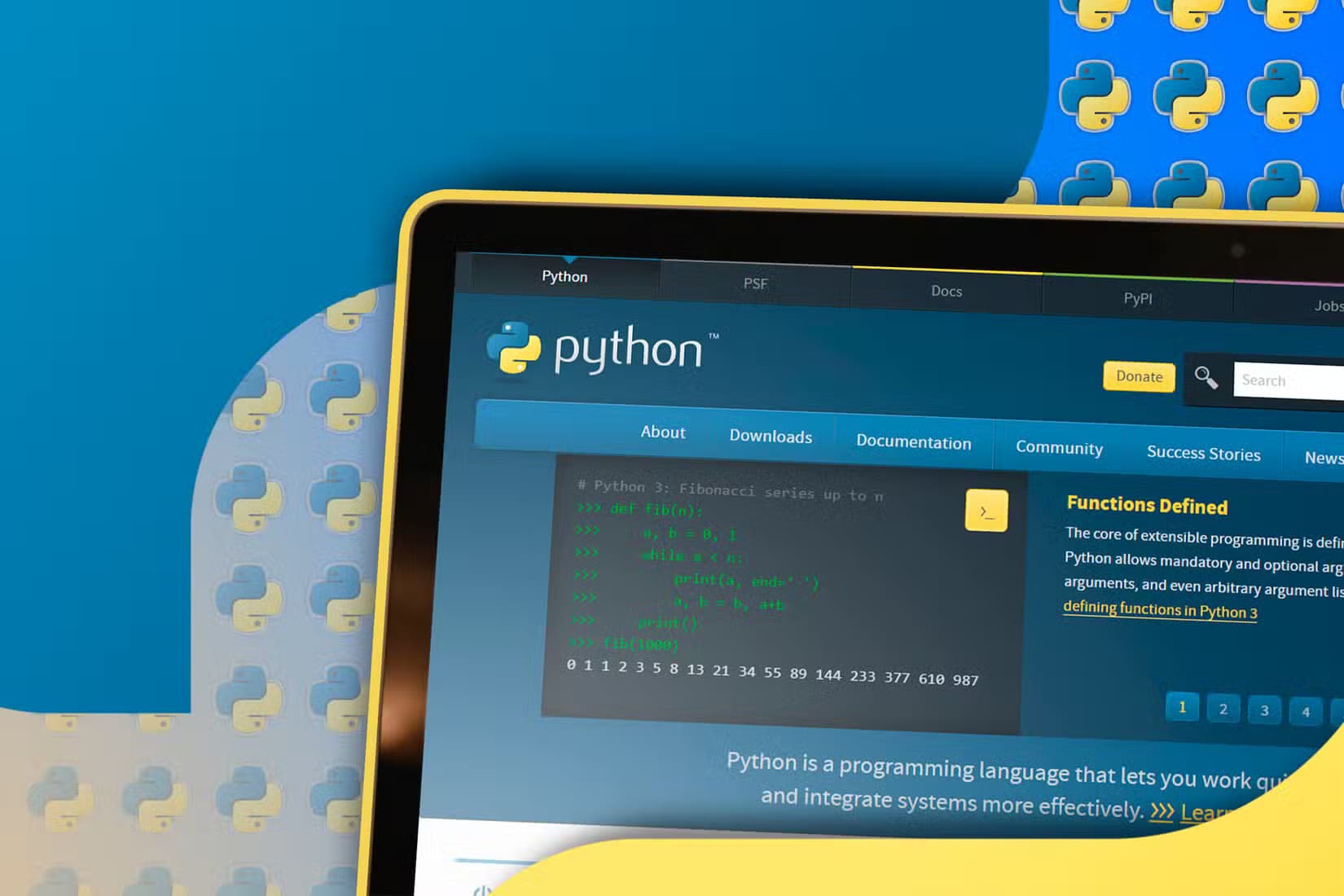 a-screen-with-the-python-download-webpage أكثر خمسة أسئلة شائعة حول Python وإجاباتها المفيدة