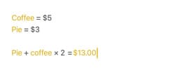 an-equation-featuring-variables-in-the-notes-app-on-iphone أبرز الميزات الجديدة في تطبيق Notes على iOS 18