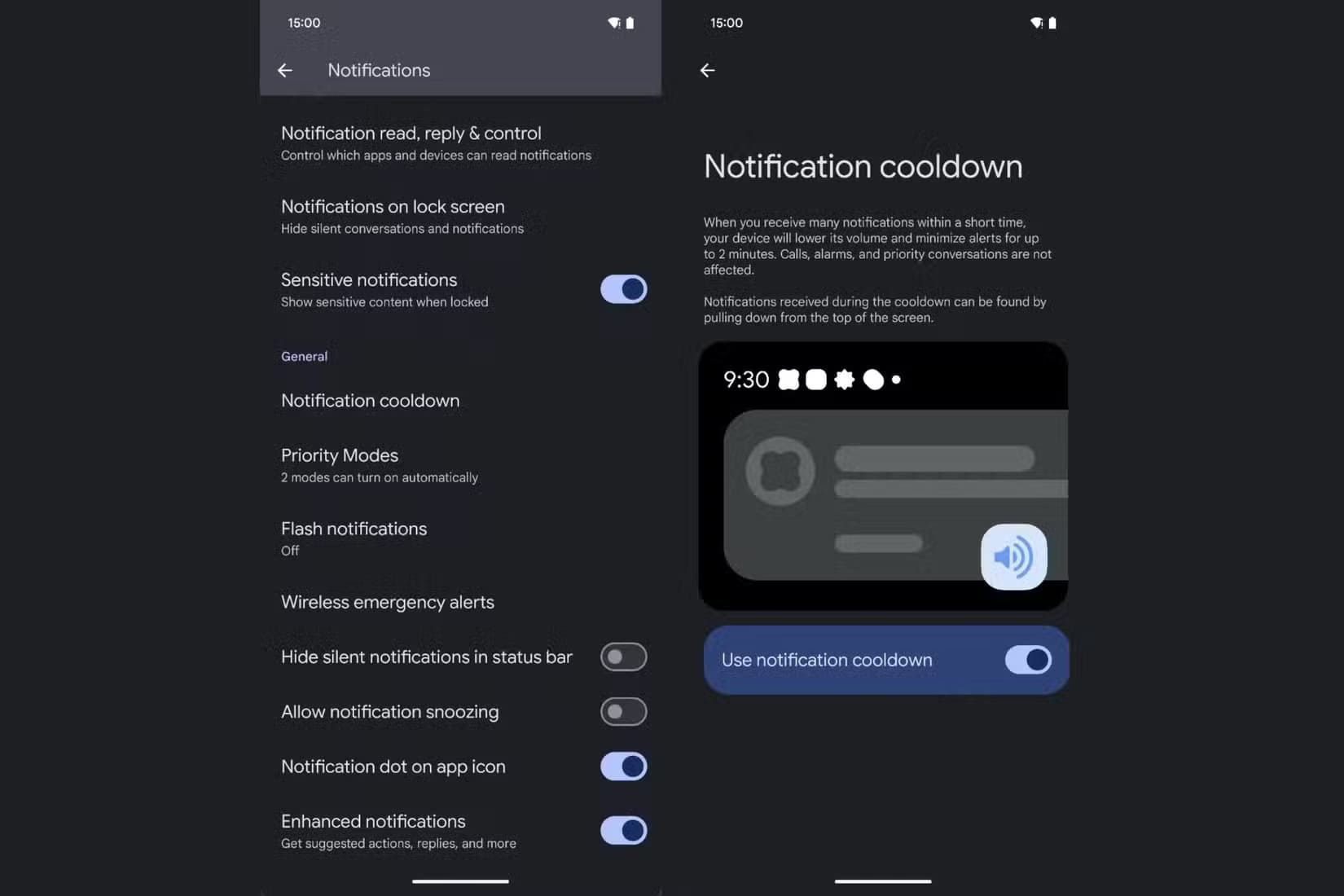 android-notification-cooldown أبرز الميزات المنتظرة في تحديث Android 16 القادم