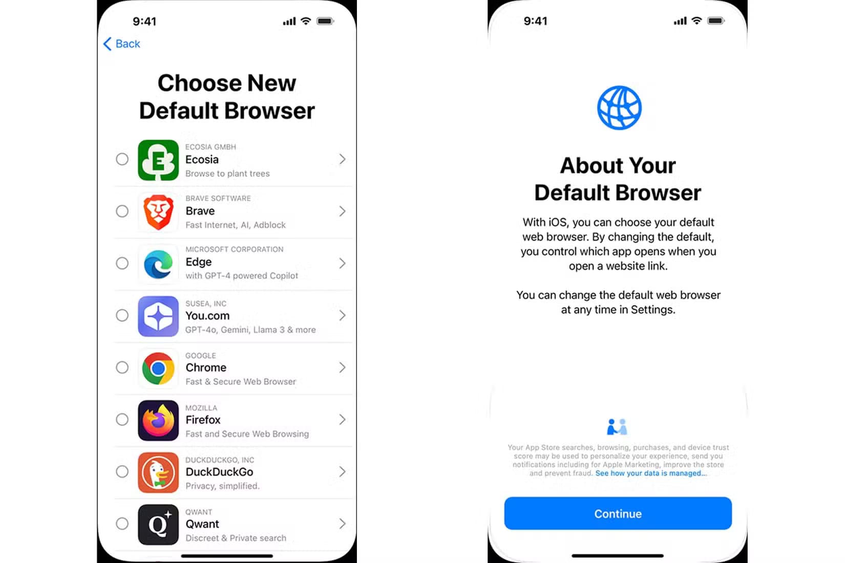 apple-default-apps-examples ميزة جديدة في iOS 18.2 تسمح بإزالة متجر التطبيقات لبعض المستخدمين
