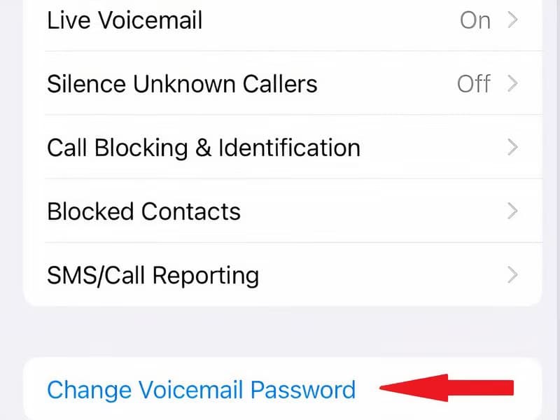 change-voicemail-password-on-an-iphone دليل سريع لإعداد البريد الصوتي على iPhone بخطوات بسيطة