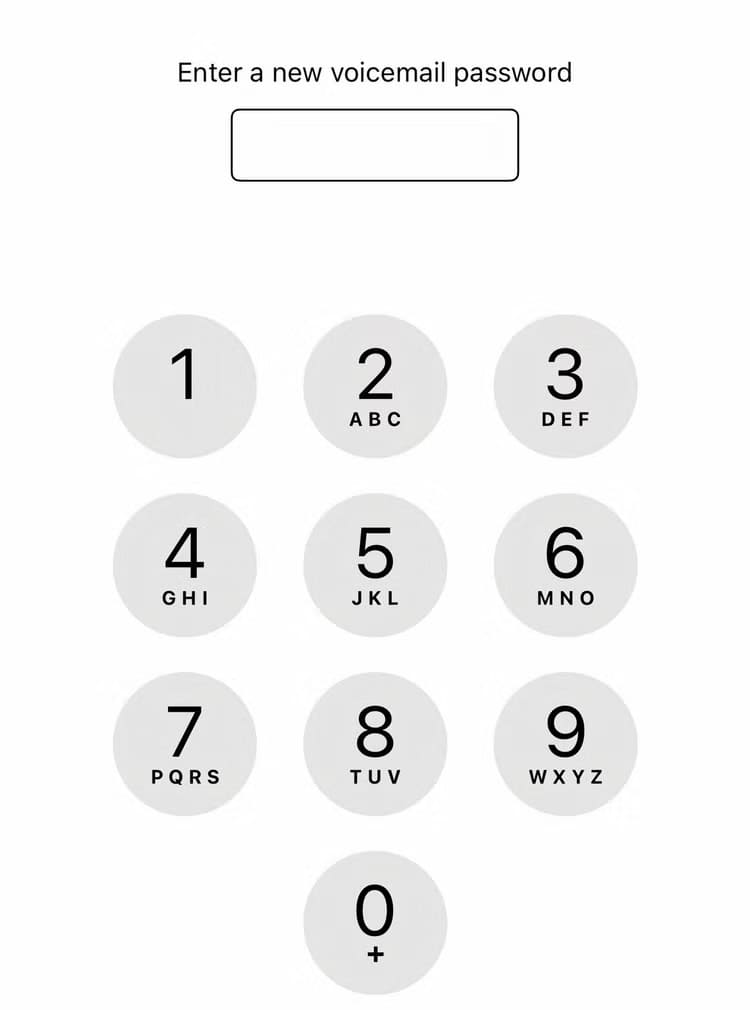 choose-new-iphone-voicemail-password دليل سريع لإعداد البريد الصوتي على iPhone بخطوات بسيطة