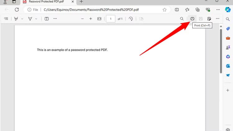 click-the-print-button طريقة بسيطة لإزالة كلمة المرور من ملفات PDF