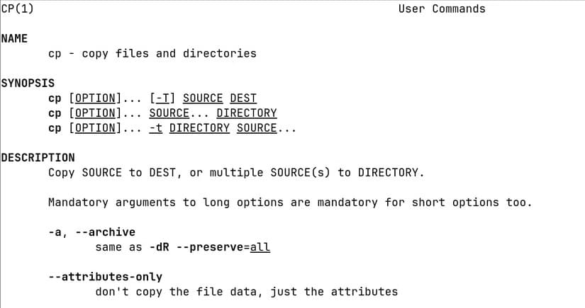 copy-man-page اكتشف أسرار سطر أوامر linux: نصائح وحيل لتسريع عملك