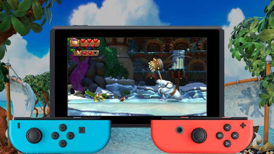 donkey-kong-country-tropical-freeze-showing-off-its-co-op-mode ألعاب Switch الممتعة التي يمكنك مشاركتها مع أطفالك