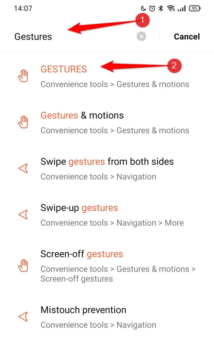 gestures-1 طرق سريعة لتشغيل المصباح اليدوي على أجهزة Android
