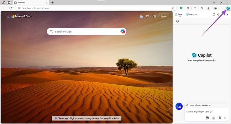 how-to-use-copilot-edge-5 اكتشف ميزات Copilot في Microsoft Edge
