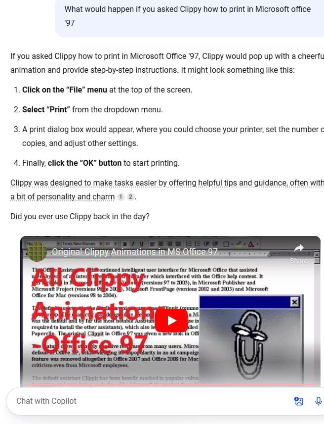 image مقارنة بين Clippy و Copilot: من الأفضل لمساعدتك في العمل؟